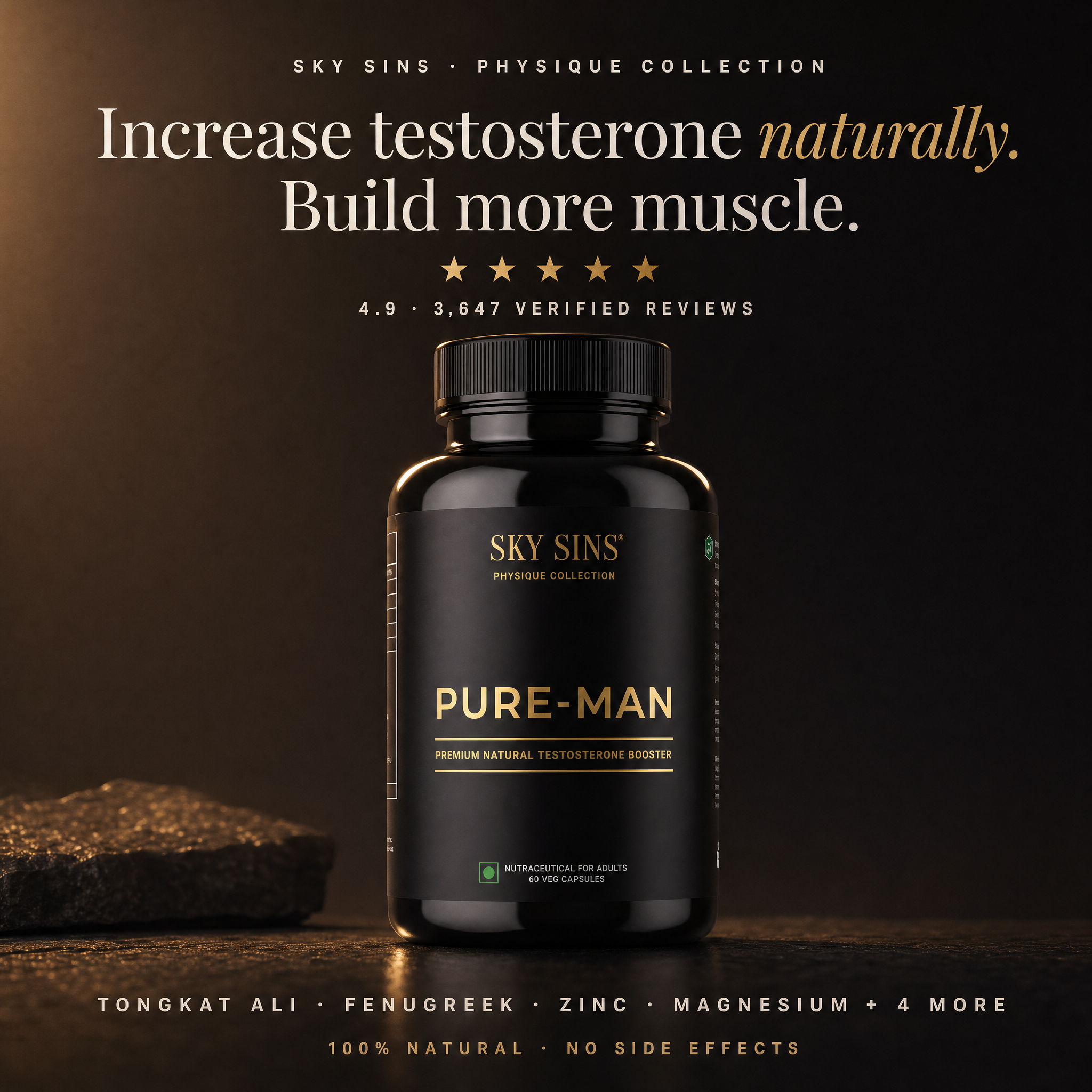 Pure-Man Elite Testosterone Booster — slide 1